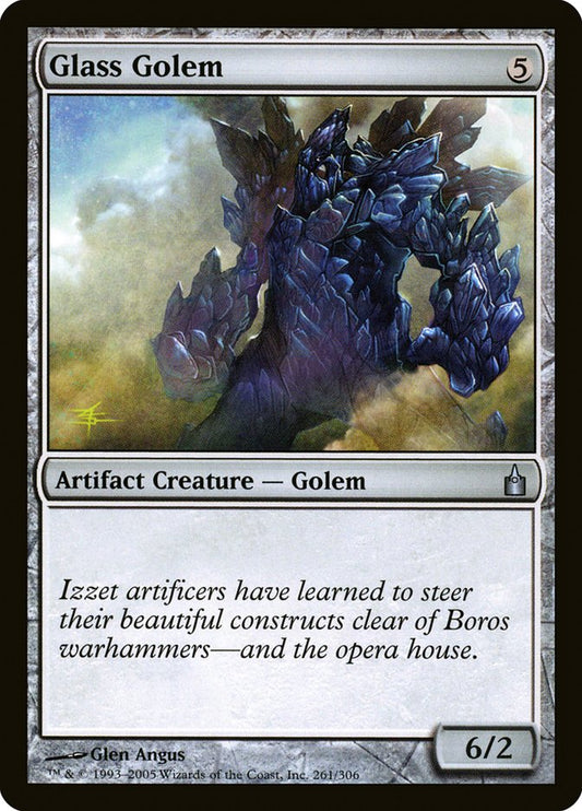 Glass Golem [Ravnica: City of Guilds] [Foil]
