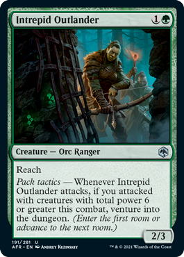 Intrepid Outlander [Dungeons & Dragons: Adventures in the Forgotten Realms] [Foil]