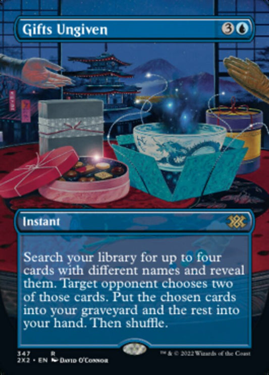 Gifts Ungiven (Borderless Alternate Art) [Double Masters 2022] [Foil]