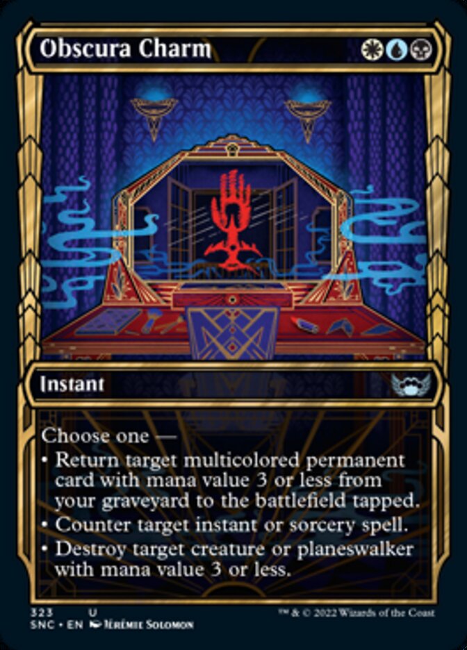 Obscura Charm (Showcase Golden Age) [Streets of New Capenna] [Foil]