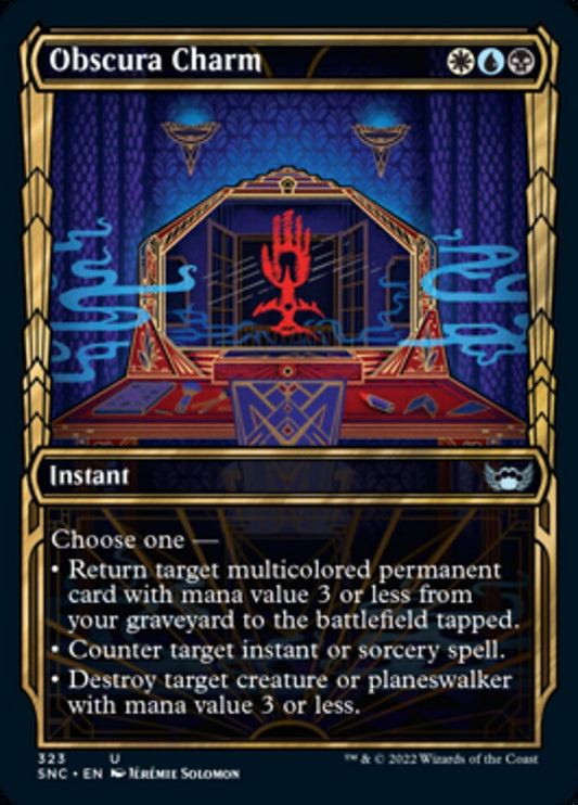 Obscura Charm (Showcase Golden Age) [Streets of New Capenna] [Foil]