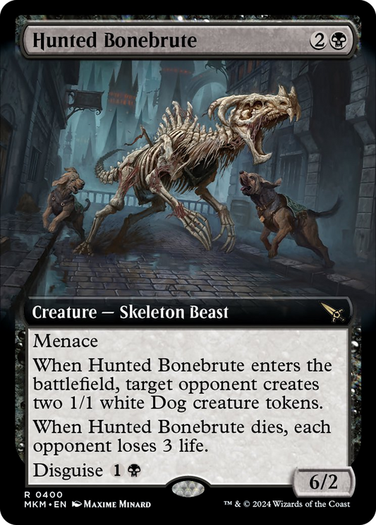 Hunted Bonebrute (Extended Art) [Murders at Karlov Manor] [Foil]
