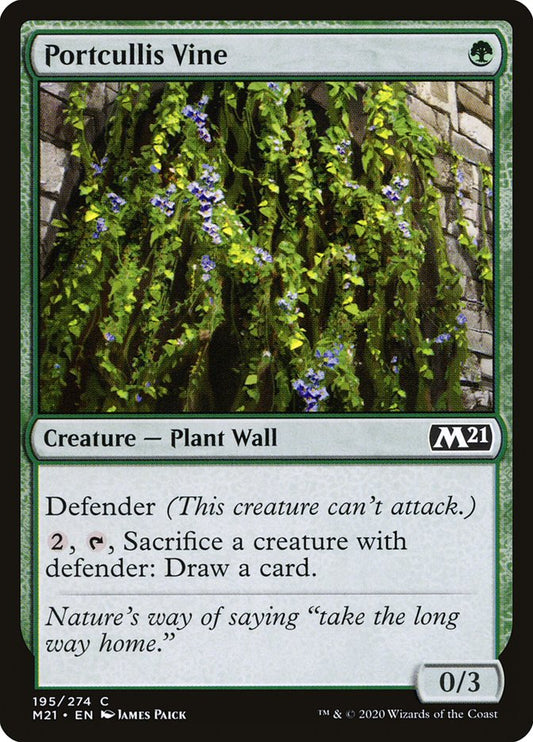 Portcullis Vine [Core Set 2021] [Foil]