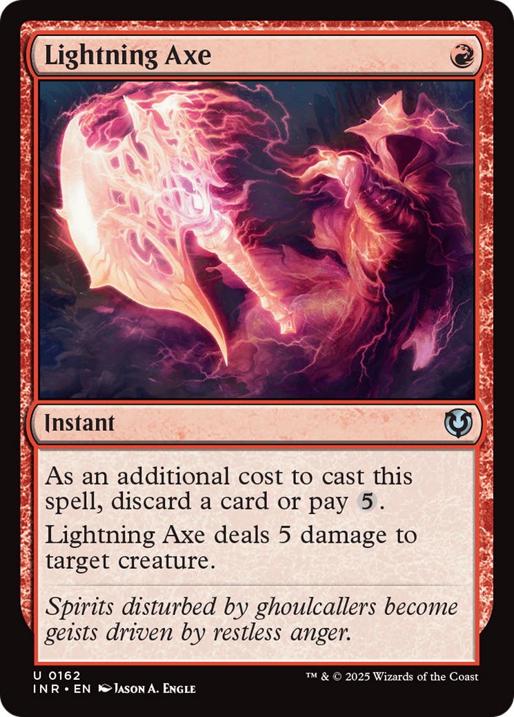Lightning Axe [Innistrad Remastered] [Foil]