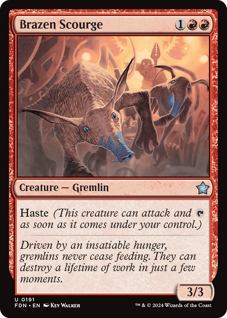 Brazen Scourge [Foundations] [Foil]