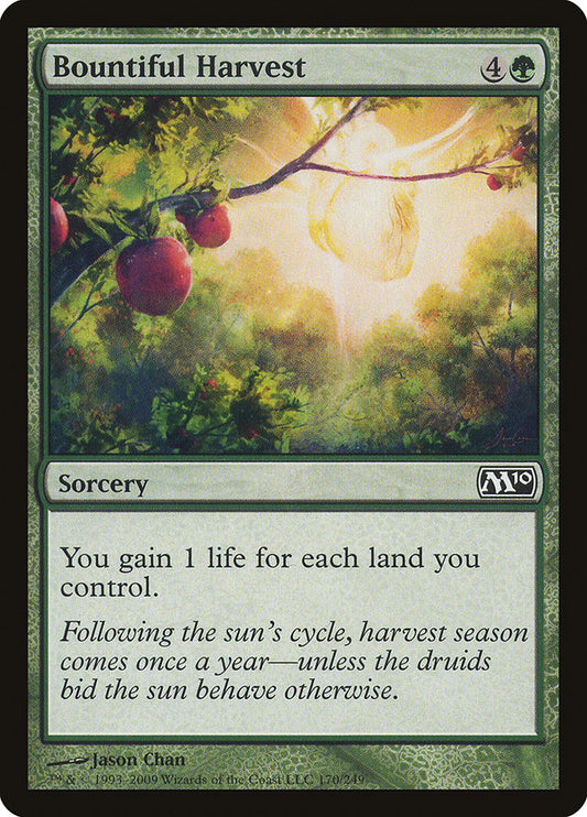 Bountiful Harvest [Core Set 2010] [Foil]