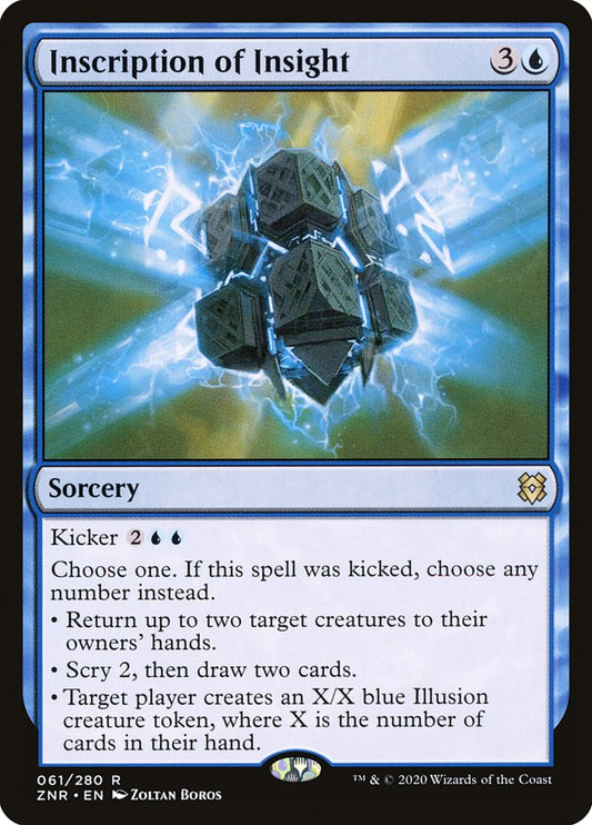 Inscription of Insight [Zendikar Rising] [Foil]