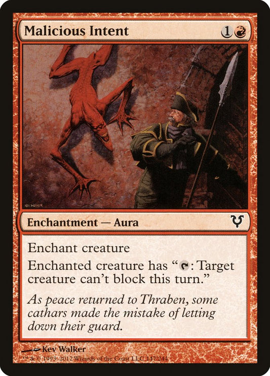 Malicious Intent [Avacyn Restored] [Foil]