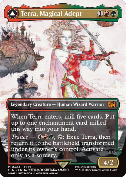 Terra, Magical Adept // Esper Terra (Borderless) [FINAL FANTASY] [Foil]