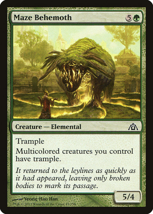 Maze Behemoth [Dragon's Maze] [Foil]