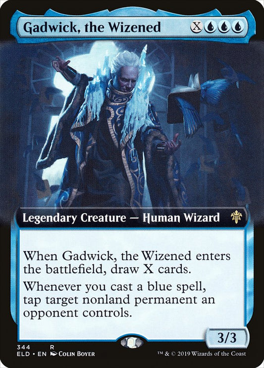 Gadwick, the Wizened (Extended Art) [Throne of Eldraine] [Foil]