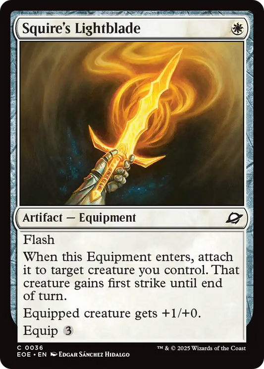 Squire's Lightblade [Edge of Eternities] [Foil]