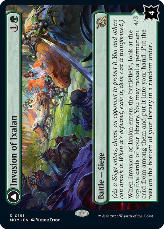 Invasion of Ixalan // Belligerent Regisaur [March of the Machine] [Foil]