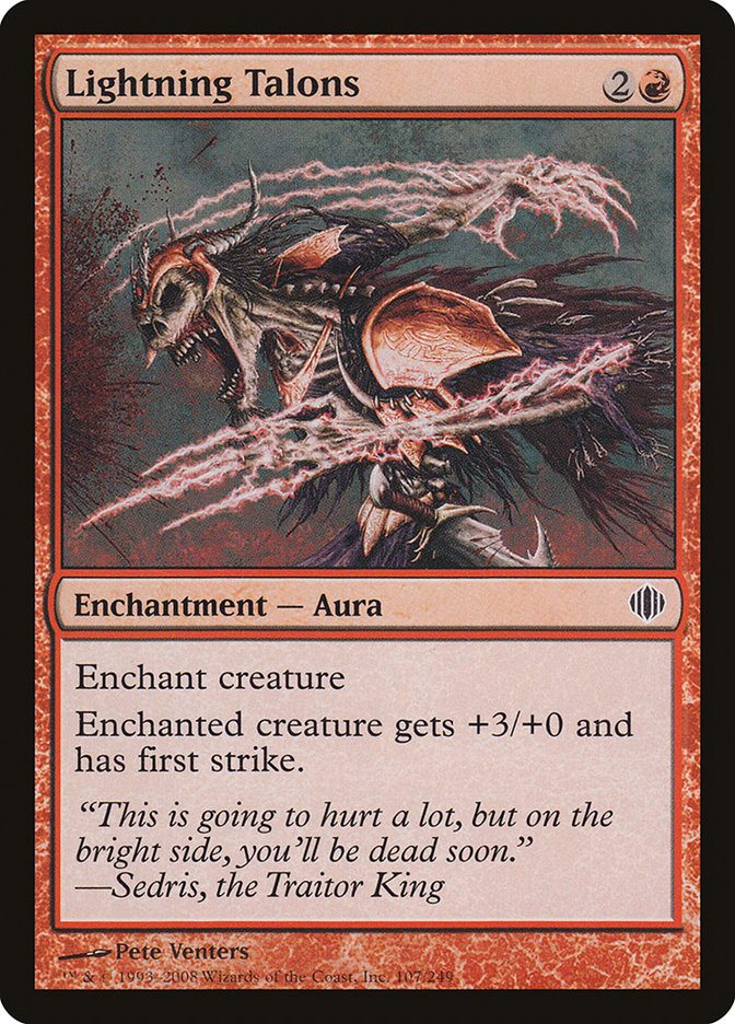 Lightning Talons [Shards of Alara] [Foil]