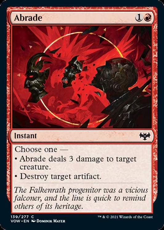 Abrade [Innistrad: Crimson Vow] [Foil]