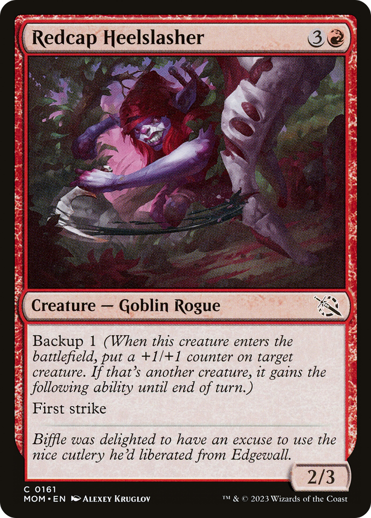 Redcap Heelslasher [March of the Machine] [Foil]