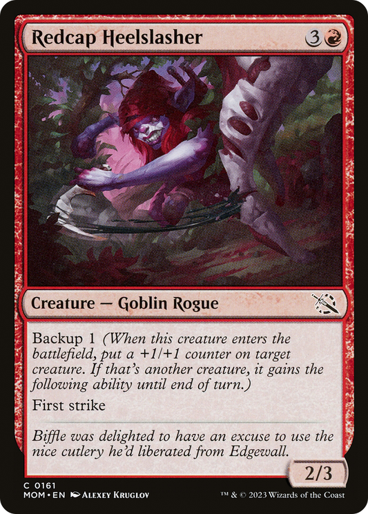 Redcap Heelslasher [March of the Machine] [Foil]