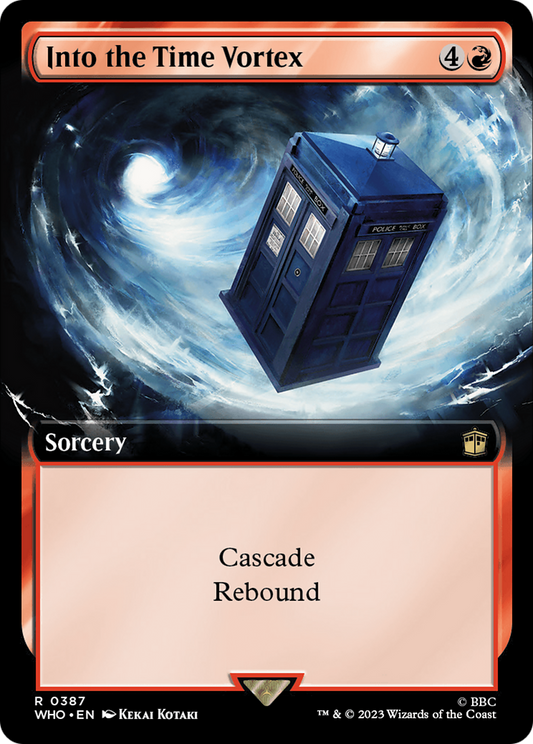 Into the Time Vortex (Extended Art) [Doctor Who] [Foil]