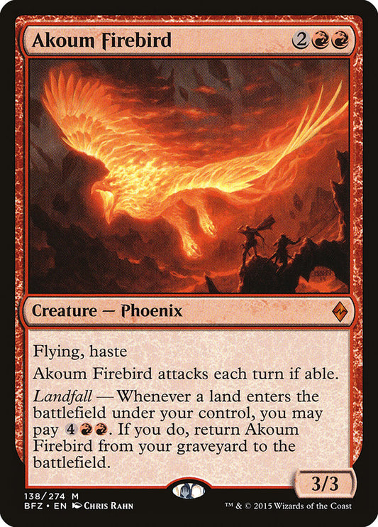 Akoum Firebird [Battle for Zendikar] [Foil]