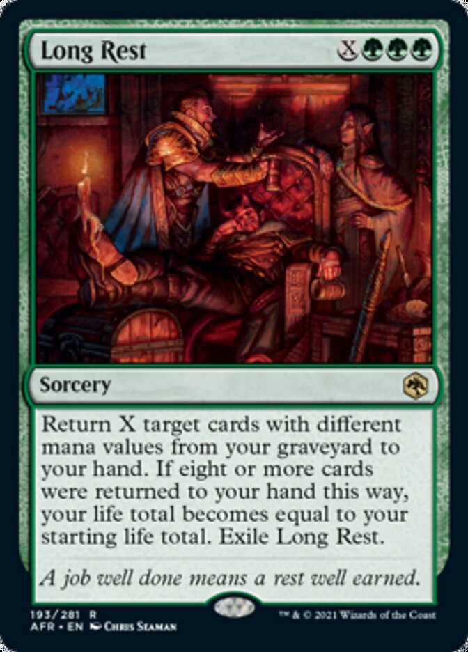 Long Rest [Dungeons & Dragons: Adventures in the Forgotten Realms] [Foil]