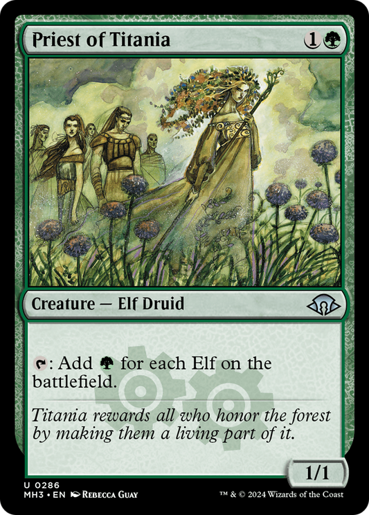 Priest of Titania [Modern Horizons 3] [Foil]