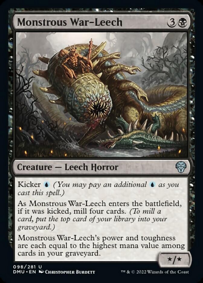 Monstrous War-Leech [Dominaria United] [Foil]