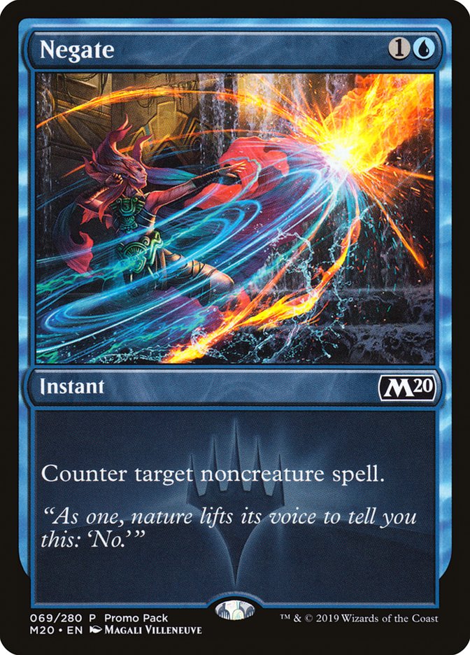 Negate (Promo Pack) [Core Set 2020 Promos] [Foil]