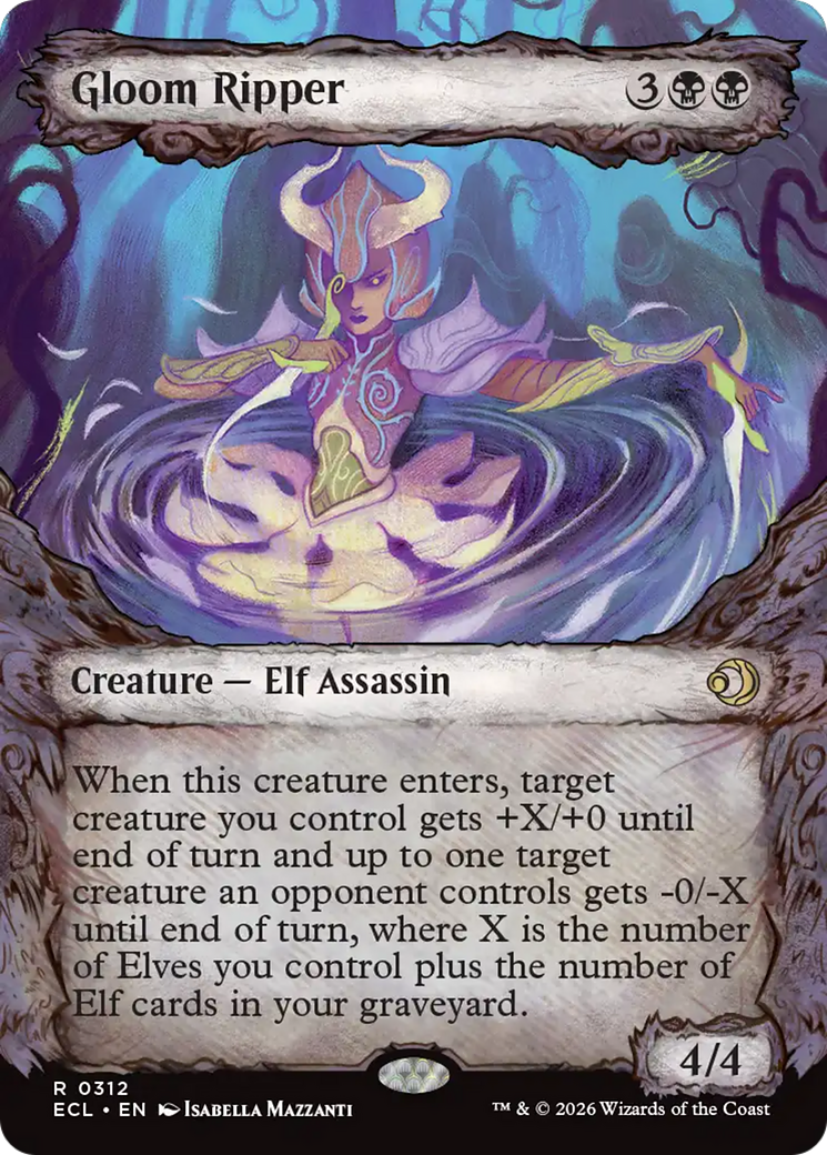 Gloom Ripper (Showcase) [Lorwyn Eclipsed] [Foil]
