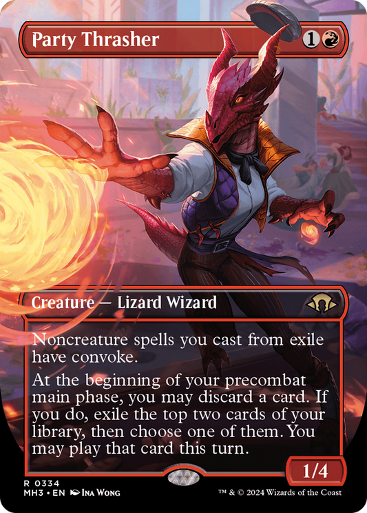 Party Thrasher (Borderless) [Modern Horizons 3] [Foil]