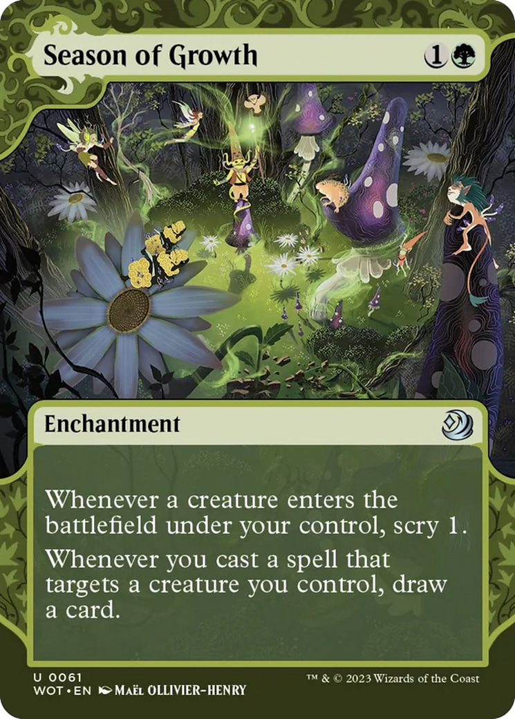 Season of Growth [Wilds of Eldraine: Enchanting Tales] [Foil]