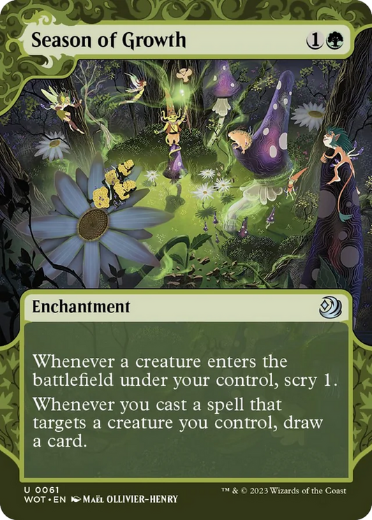 Season of Growth [Wilds of Eldraine: Enchanting Tales] [Foil]