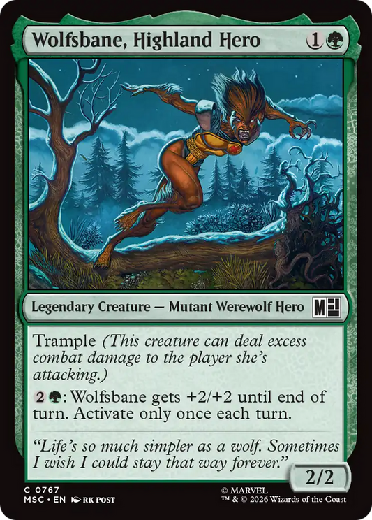 Wolfsbane, Highland Hero [Marvel Super Heroes Commander]