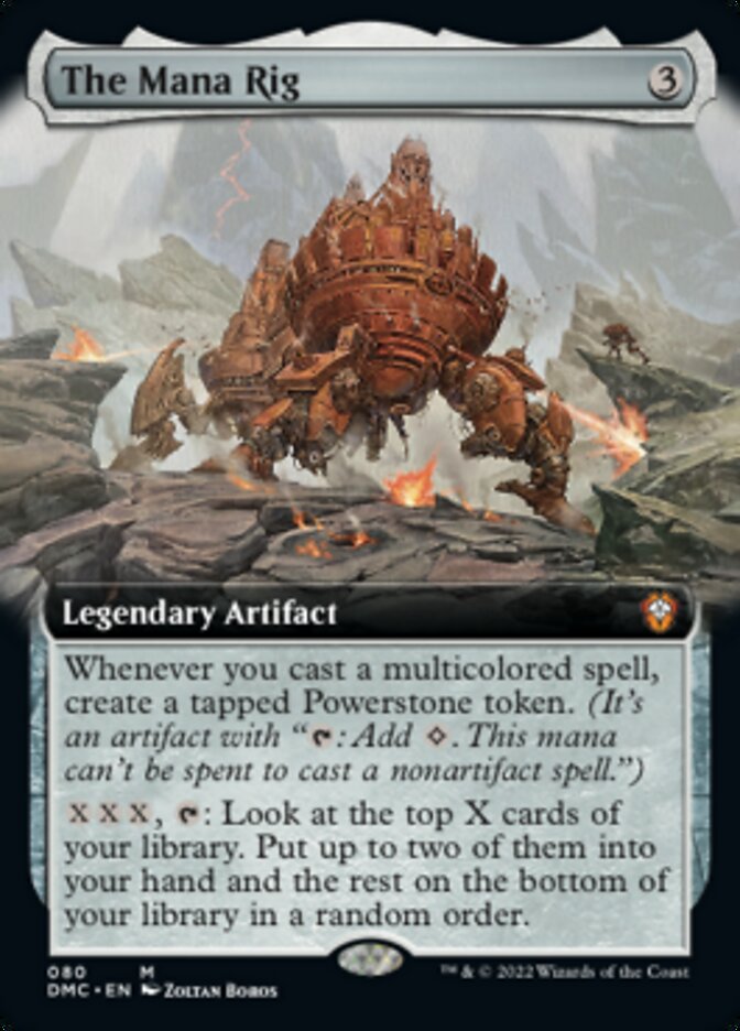The Mana Rig (Extended Art) [Dominaria United Commander] [Foil]