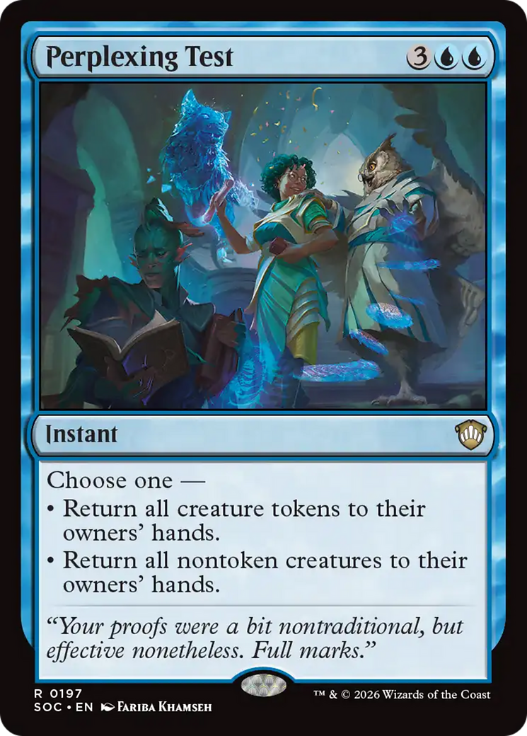 Perplexing Test [Secrets of Strixhaven Commander] [Foil]