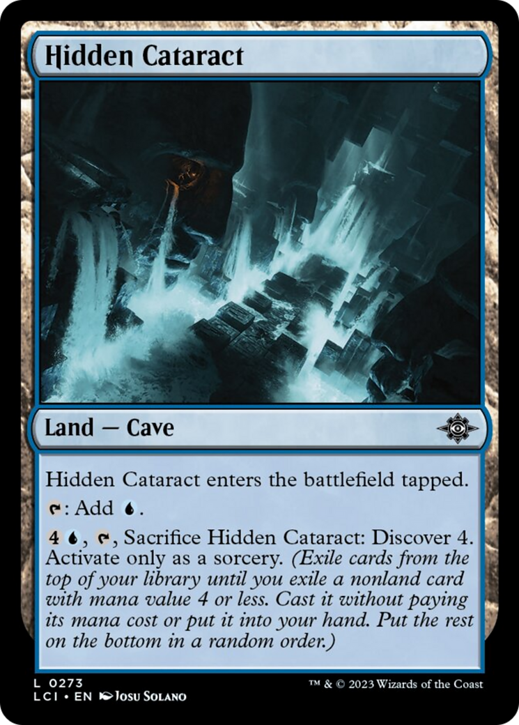 Hidden Cataract [The Lost Caverns of Ixalan] [Foil]
