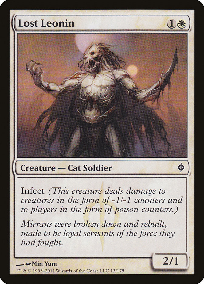 Lost Leonin [New Phyrexia] [Foil]