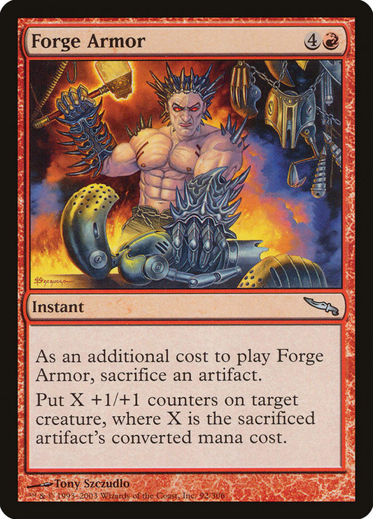 Forge Armor [Mirrodin] [Foil]
