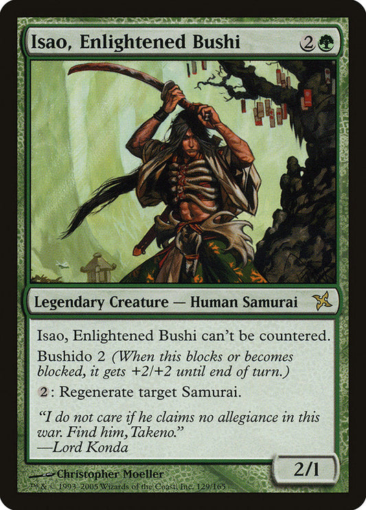 Isao, Enlightened Bushi [Betrayers of Kamigawa] [Foil]