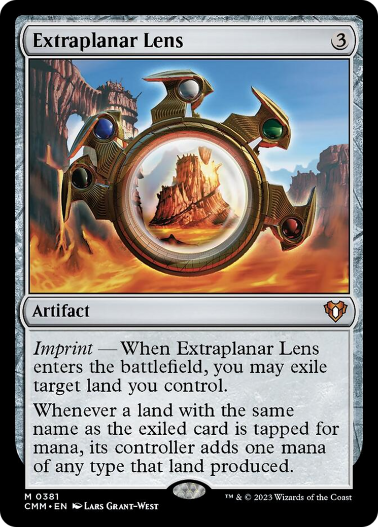 Extraplanar Lens [Commander Masters] [Foil]