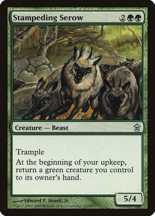 Stampeding Serow [Saviors of Kamigawa] [Foil]