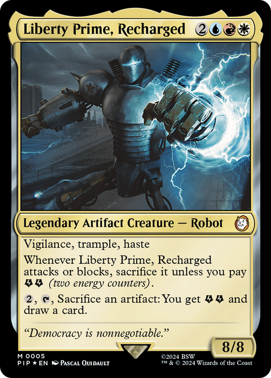 Liberty Prime, Recharged [Fallout] [Foil]