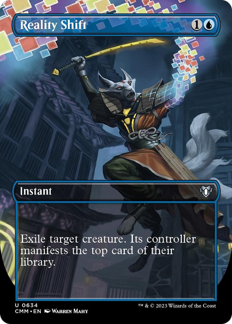 Reality Shift (Borderless Alternate Art) [Commander Masters] [Foil]