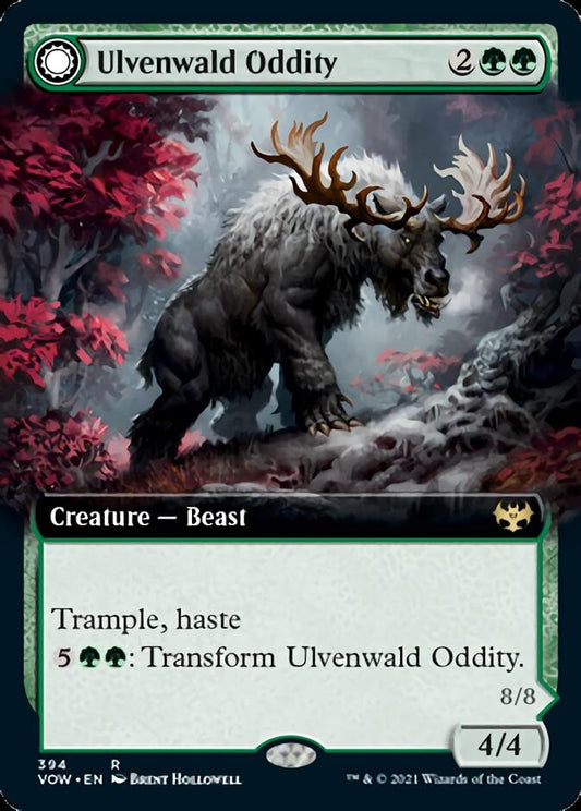 Ulvenwald Oddity // Ulvenwald Behemoth (Extended Art) [Innistrad: Crimson Vow] [Foil]