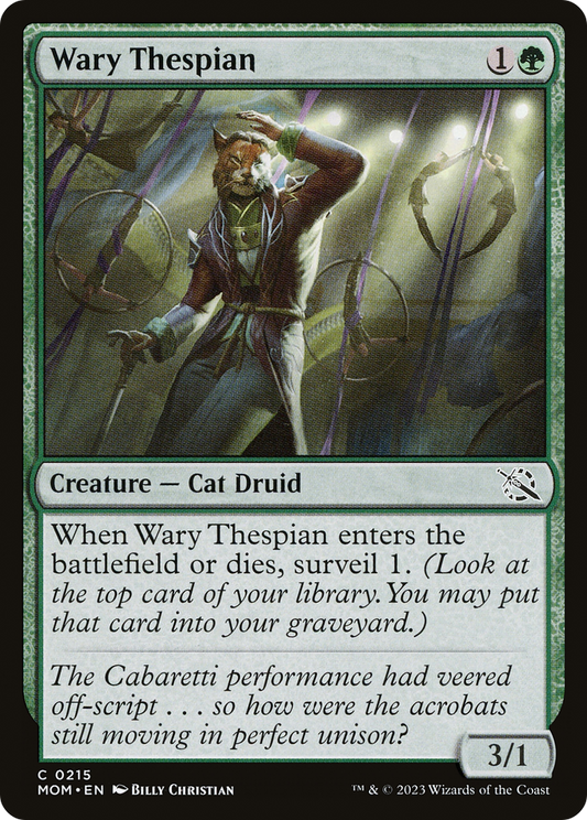 Wary Thespian [March of the Machine] [Foil]