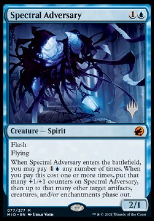 Spectral Adversary (Promo Pack) [Innistrad: Midnight Hunt Promos] [Foil]