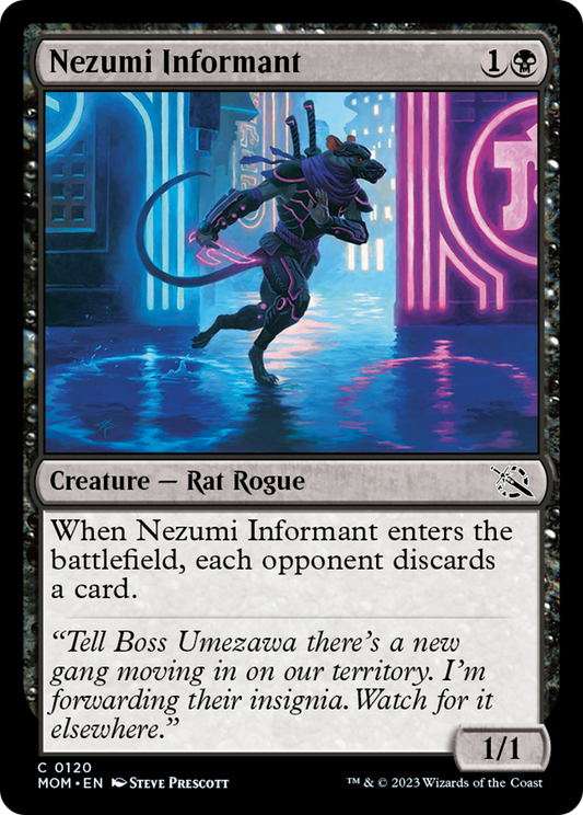Nezumi Informant [March of the Machine] [Foil]
