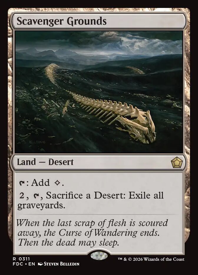Scavenger Grounds [Foundations Commander]