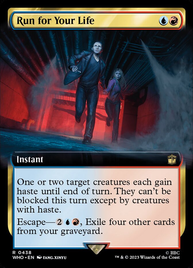 Run for Your Life (Extended Art) [Doctor Who] [Foil]
