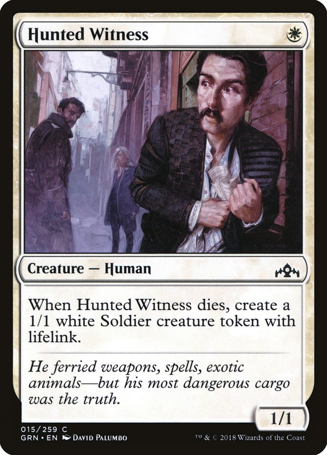 Hunted Witness [Guilds of Ravnica] [Foil]