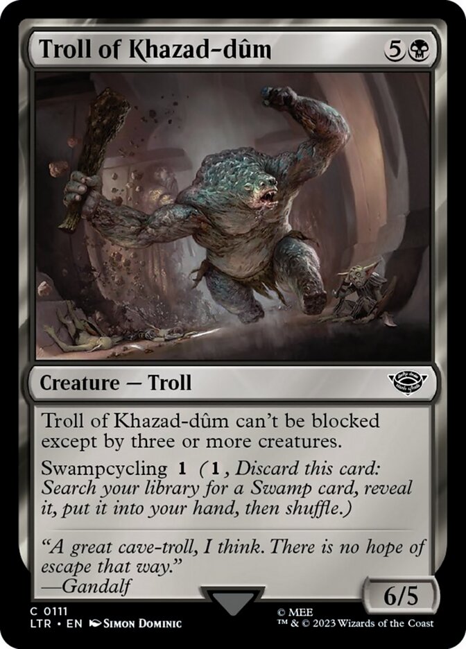 Troll of Khazad-dum [The Lord of the Rings: Tales of Middle-Earth] [Foil]